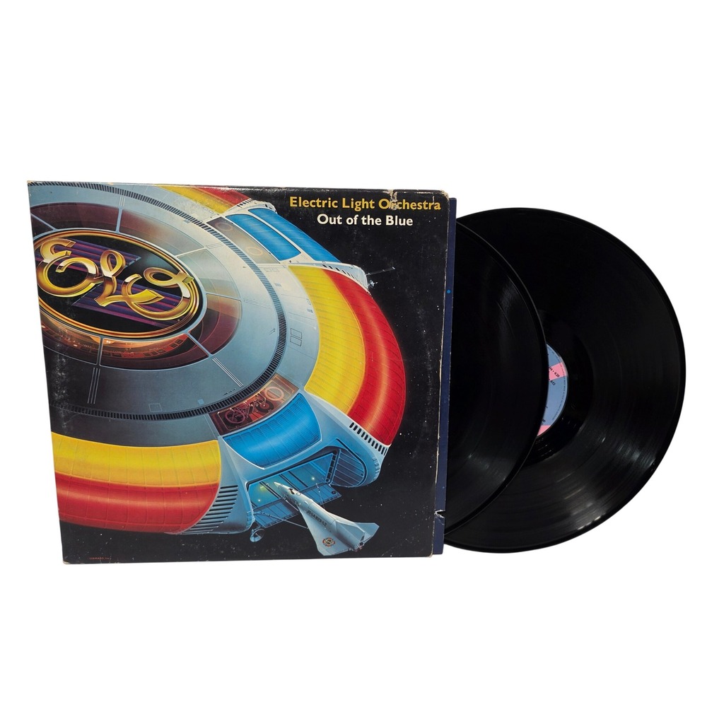Electric Light Orchestra Out of the Blue 1977 Double Vinyl LP ELO Mr Blue Sky*